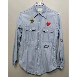 VTG Big Mac Shirt Womens Embroidered JC Penny Teacher 100% Cotton Art To Wear